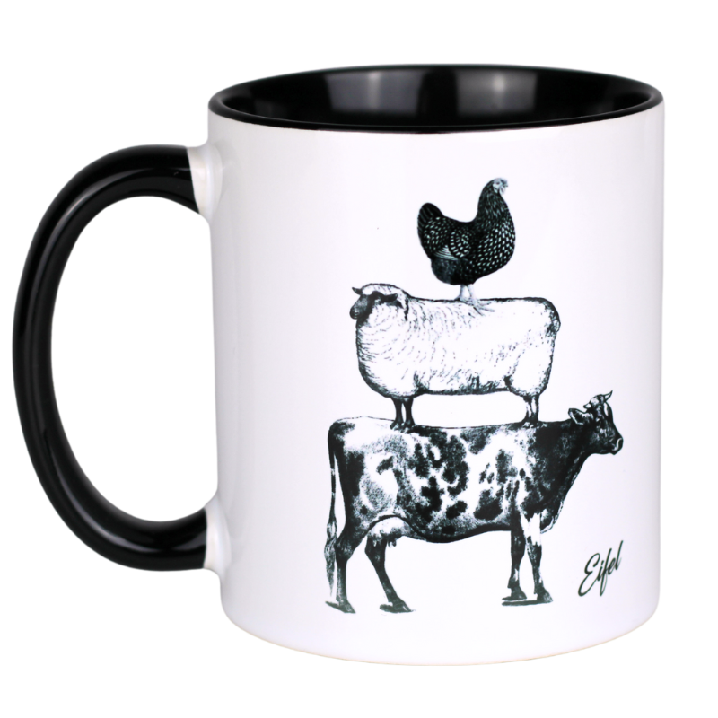 Keramiktasse Landmusikanten